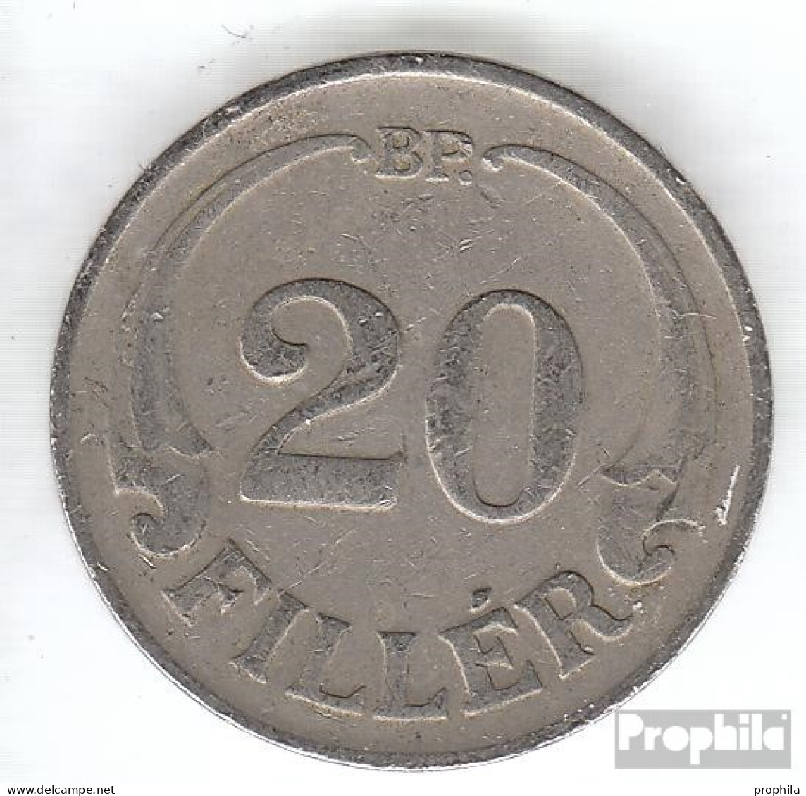 Ungarn KM-Nr. : 508 1926 Stgl./unzirkuliert Kupfer-Nickel Stgl./unzirkuliert 1926 20 Filler Krone - Ungarn