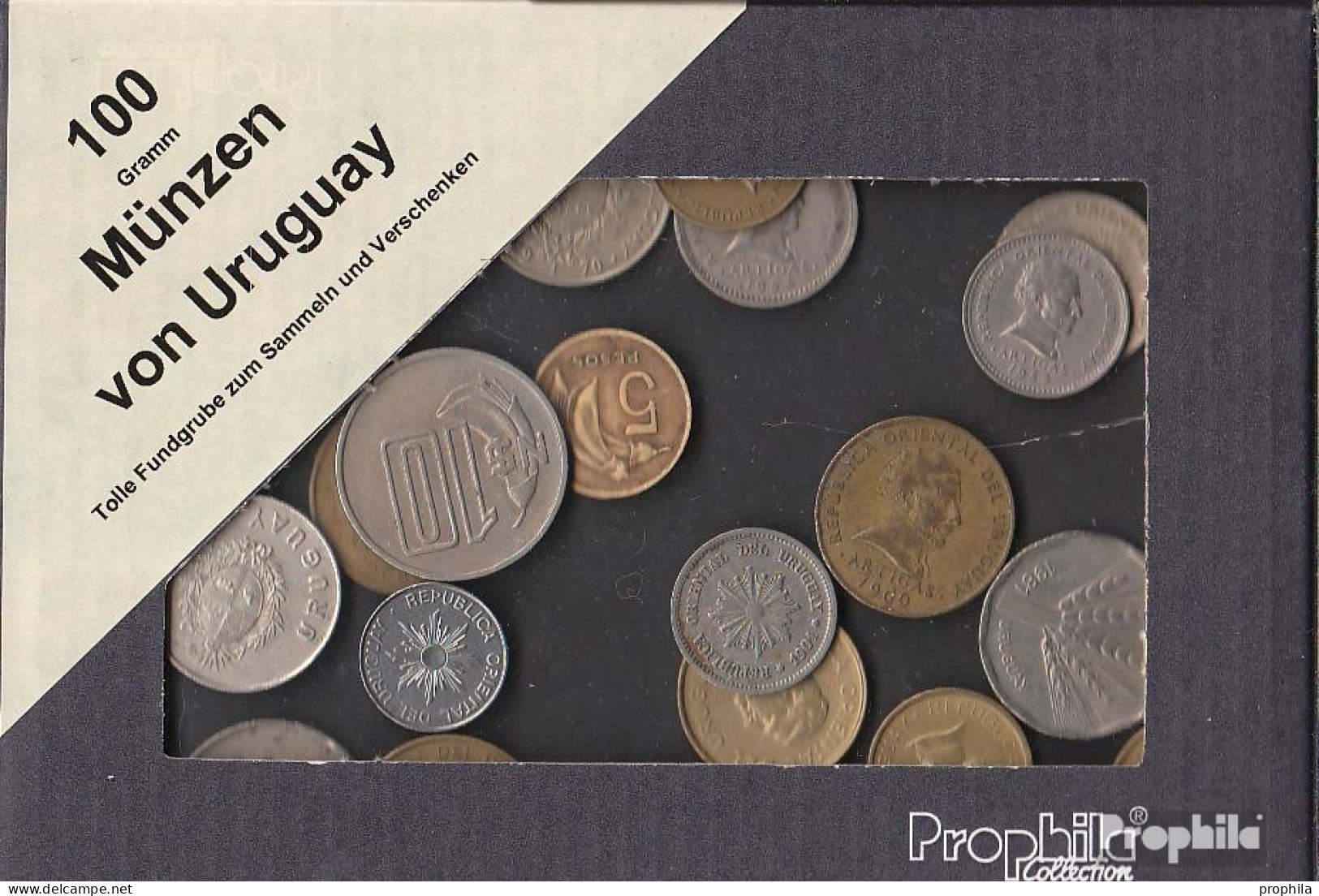 Uruguay 100 Gramm Münzkiloware - Vrac - Monnaies
