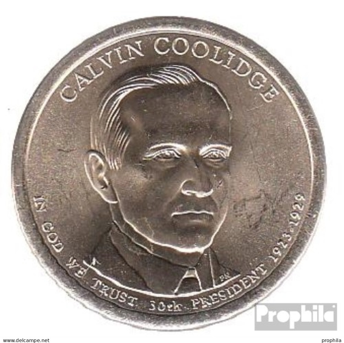 USA KM-Nr. : 572 2014 D Stgl./unzirkuliert Kupfer, Nickel-Me Plattiert Stgl./unzirkuliert 2014 1 Dollar Calvin Coolidge - Unclassified