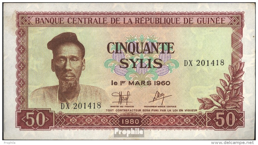 Guinea Pick-Nr: 25a Gebraucht (III) 1980 50 Sylis - Guinea