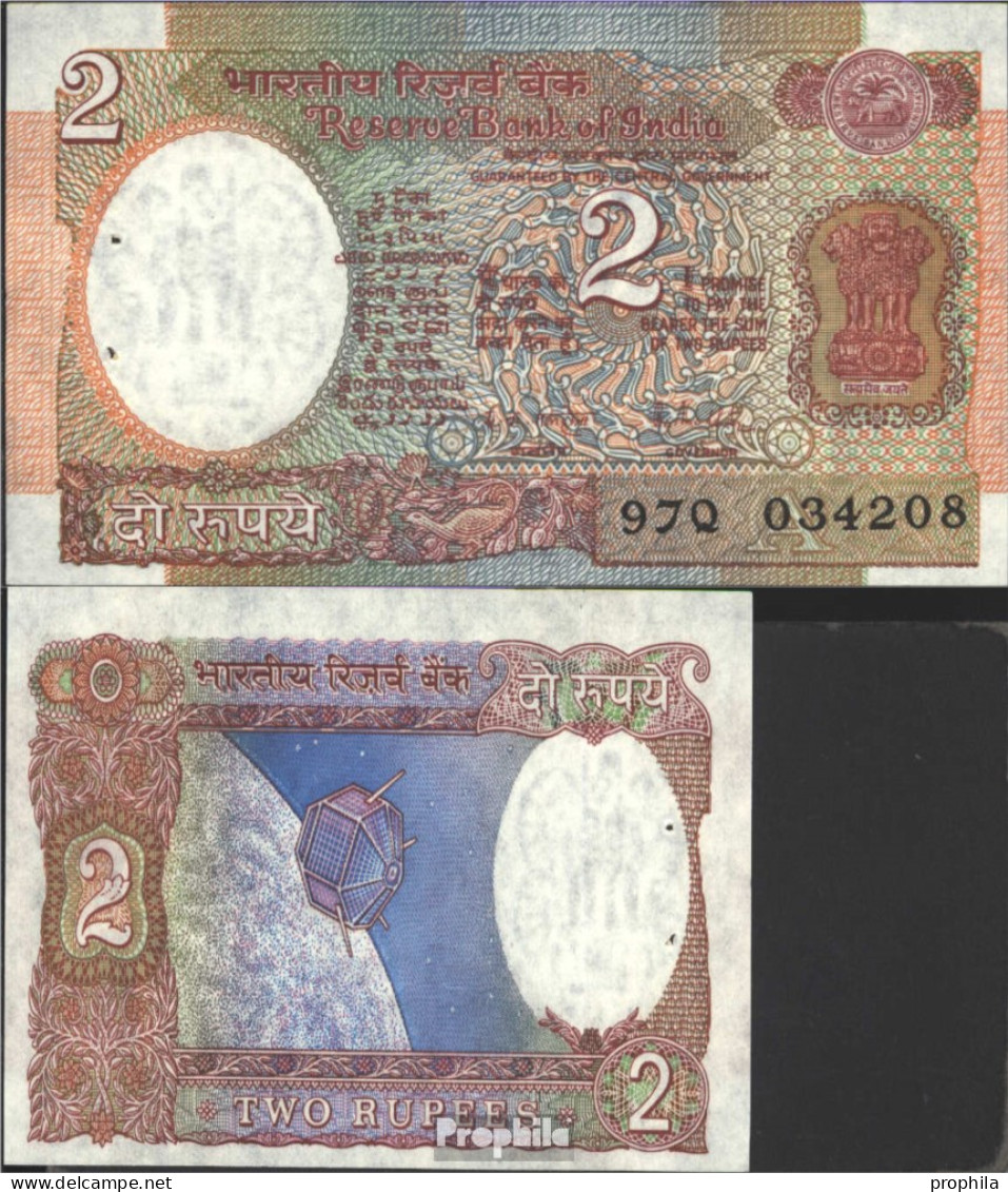 Indien Pick-Nr: 79h Bankfrisch 1997 2 Rupees - India