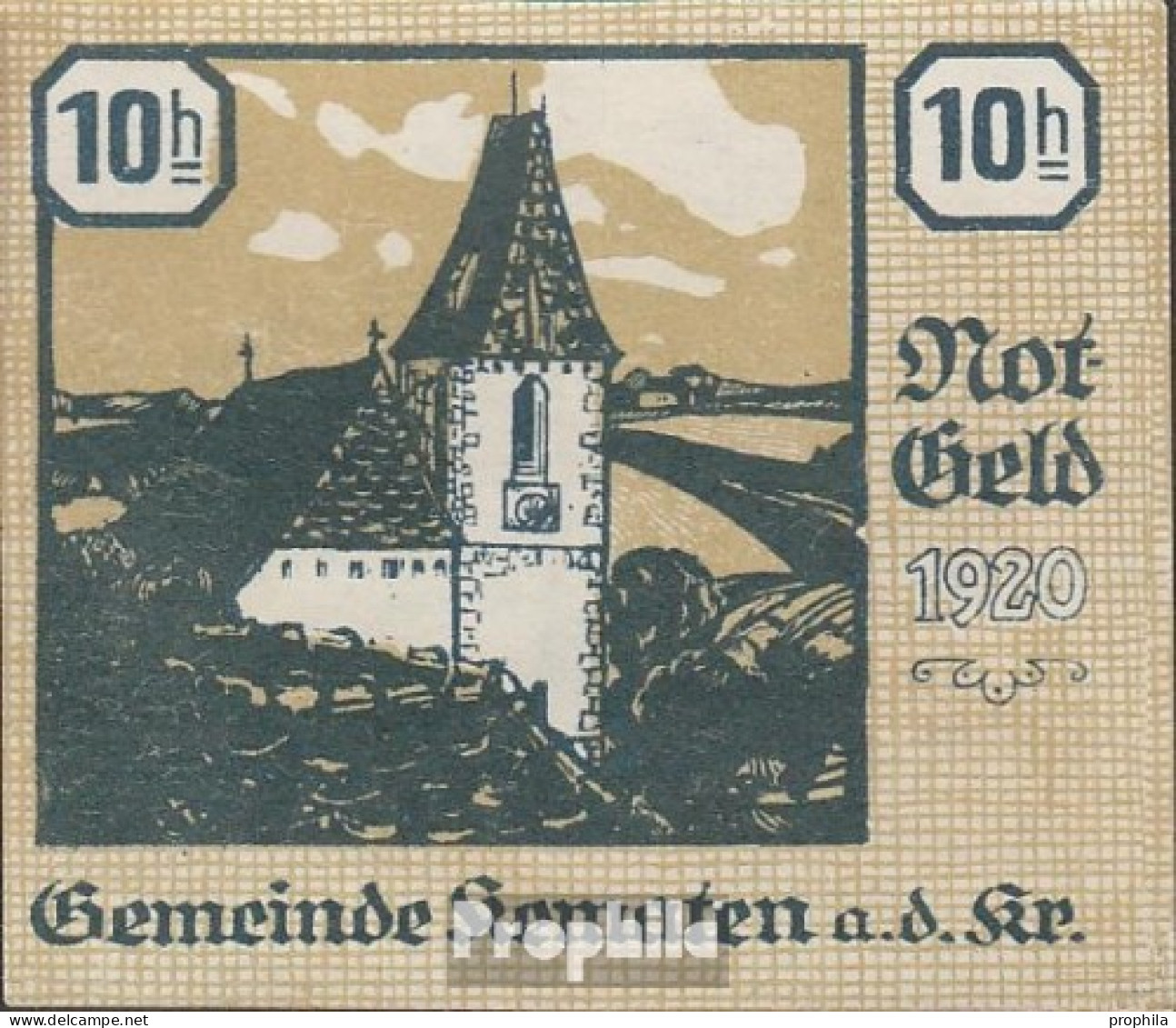 Kematen Notgeld Der Stadt Kematen Bankfrisch 1920 10 Heller - Autriche