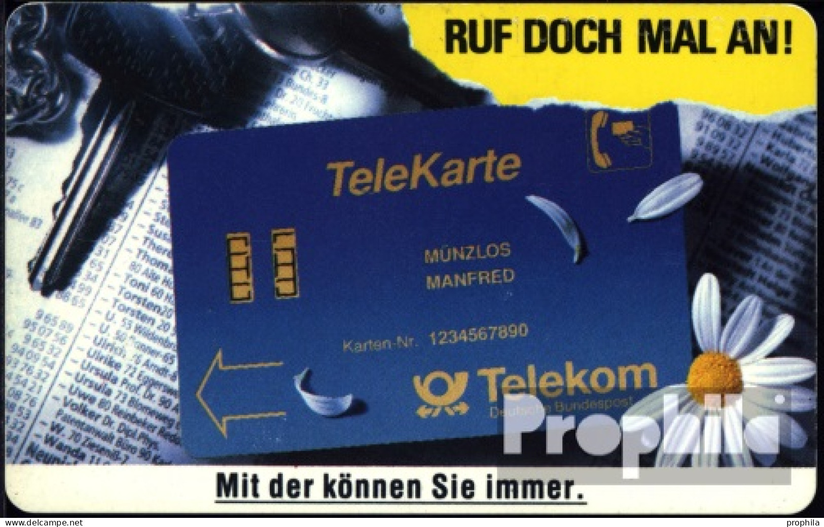 BRD (BR.Deutschland) P23 P 15/90 Gebraucht 1990 Ruf Doch Mal An - P & PD-Series : Guichet - D. Telekom