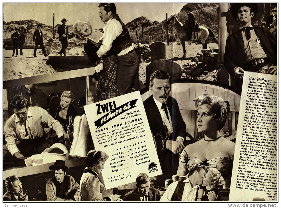 Illustrierte Film-Bühne  -  "Zwei Rechnen Ab" -  Mit Burt Lancaster  -  Filmprogramm Nr. 3957 Von Ca. 1957 - Magazines