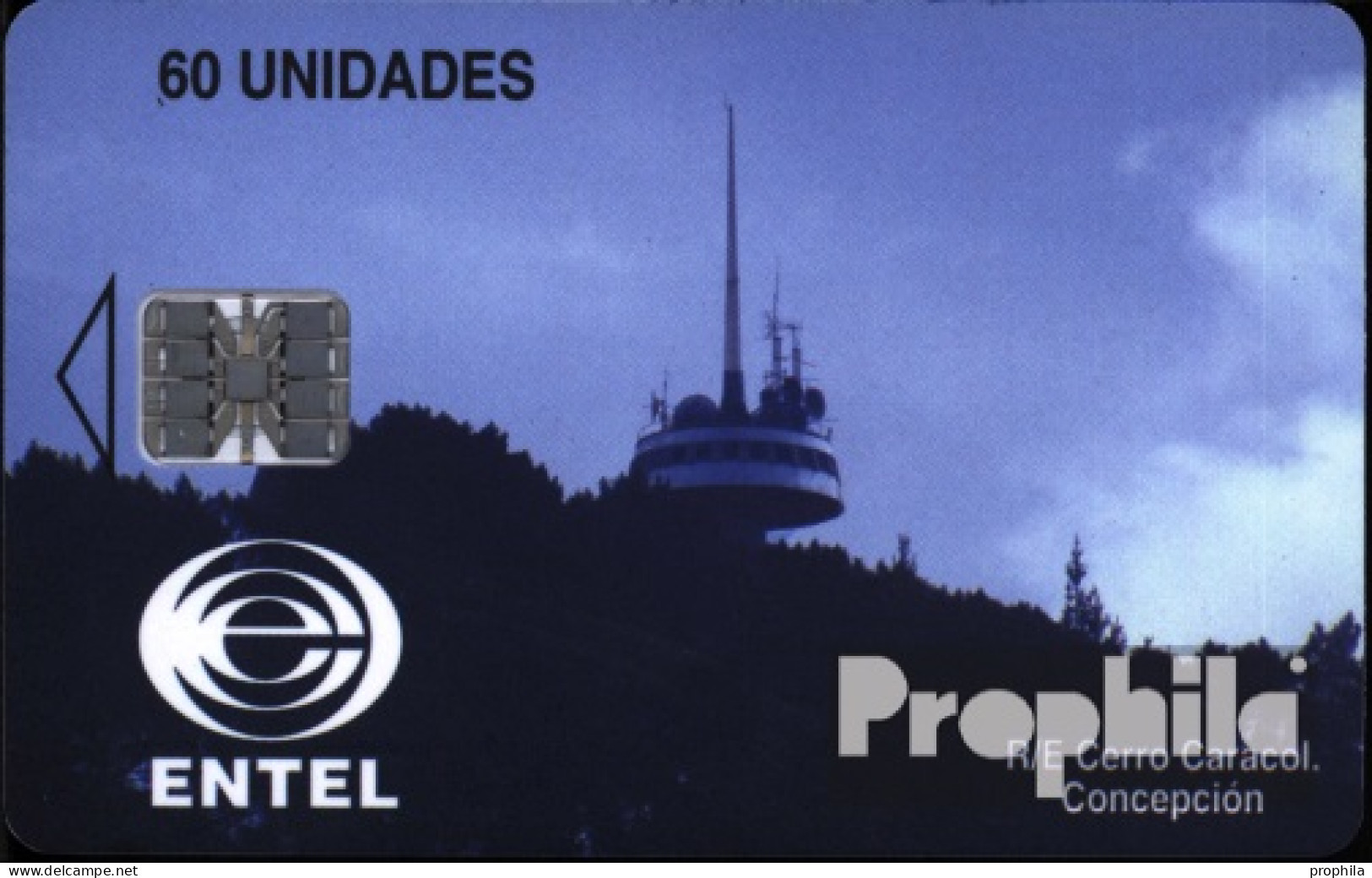 Chile 2 60 Unidades Gebraucht Telekommunikation - Chile