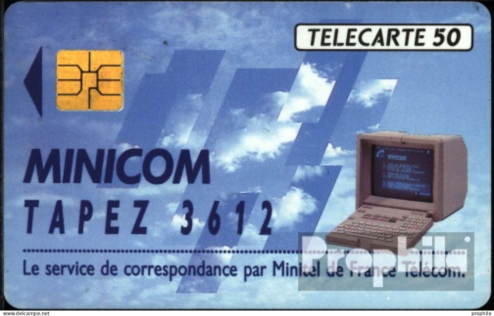 Frankreich 1650 50 Einheiten Gebraucht Minicom 92 - Ohne Zuordnung