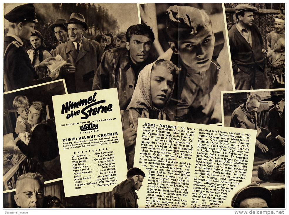 Illustrierte Film-Bühne  -  "Himmel Ohne Sterne" -  Mit Erik Schumann  -  Filmprogramm Nr. 2970 Von Ca. 1955 - Zeitschriften