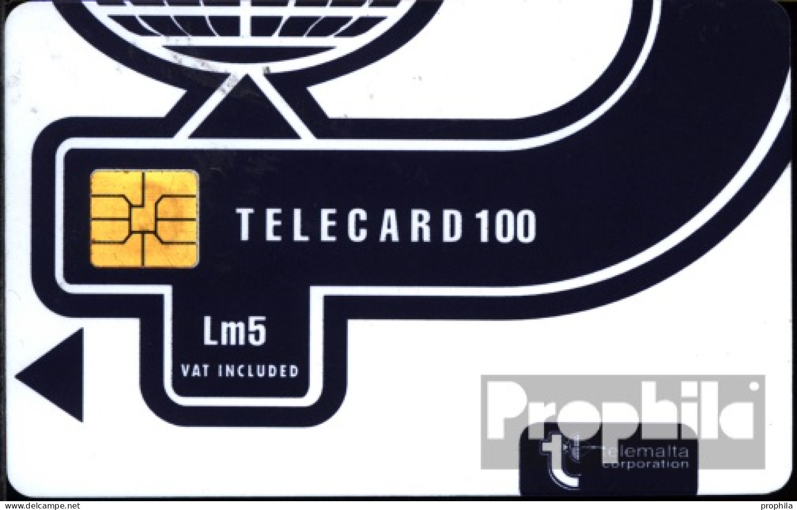 Malta 1430 100 Einheiten Gebraucht Telecard Lm5 - Malta