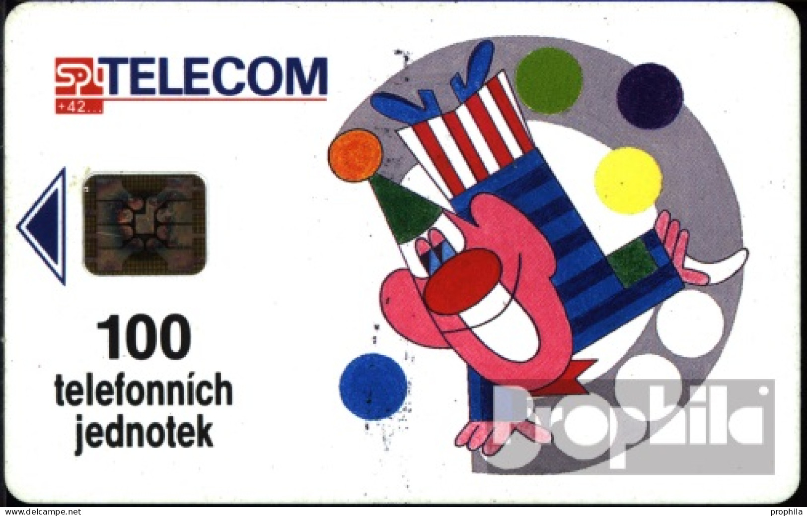 Tschechoslowakei 870 100 Einheiten Gebraucht Clown - Tschechoslowakei