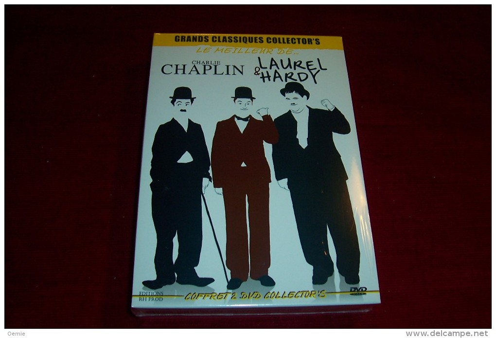 COFFRET 4 DVD CHARLIE CHAPLIN  + LAUREL ET HARDY - Classiques