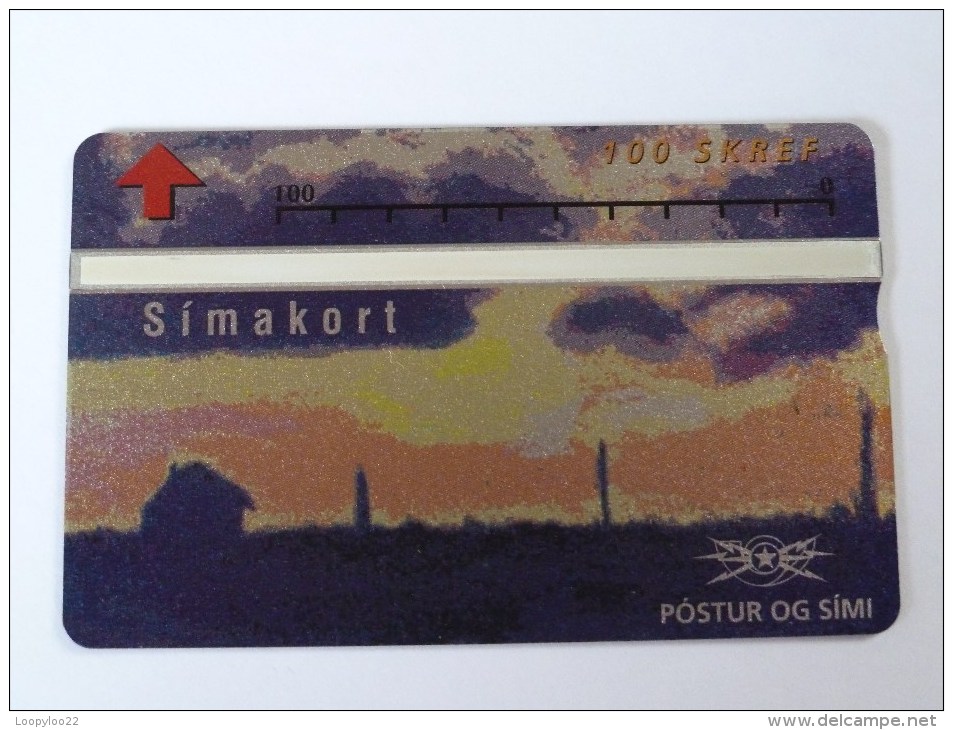 ICELAND - Mint - L&G - 303B- Simakort - Sunset City - 100 Units - ICE06 - Island