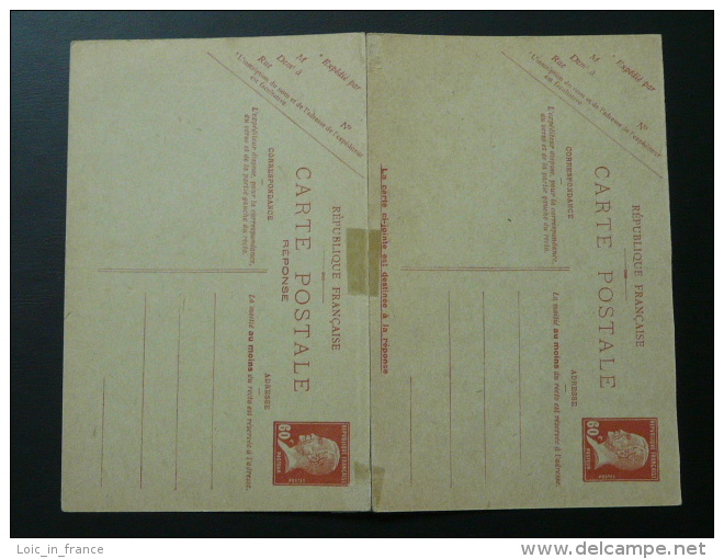 Entier Postal CPRP1 60c Pasteur Avec Réponse - Cartes Postales Types Et TSC (avant 1995)