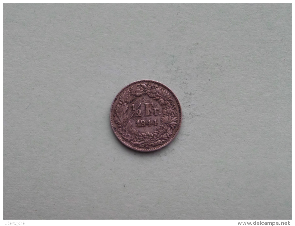 1944 - 1/2 Franc / KM 23 ( Uncleaned - For Grade, Please See Photo ) ! - Autres & Non Classés