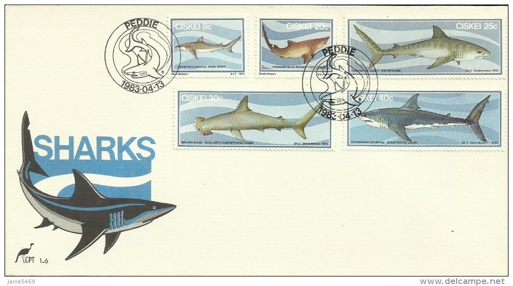 Ciskei 1983  Sharks FDC - Ciskei