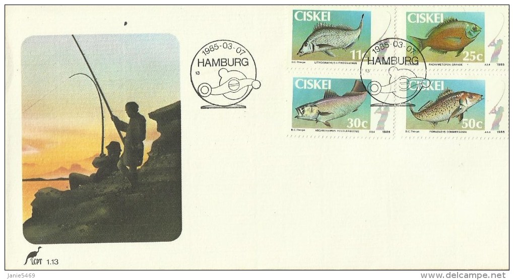 Ciskei 1985 Fishing FDC - Ciskei