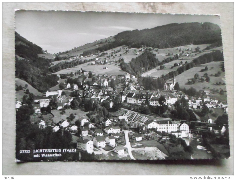 CH-   Lichtensteig  (Togg)  Mit Wasserfluh   - RPPC  D125023 - Lichtensteig