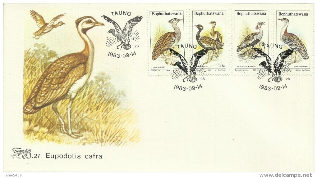 South Africa Bophuthatswana 1983 Birds FDC - Zonder Classificatie