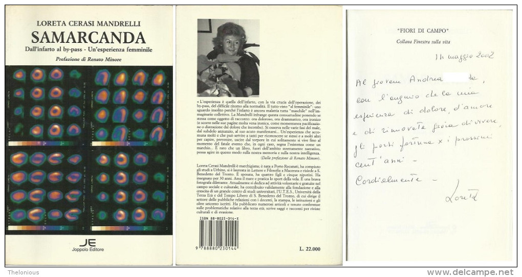 # SAMARCANDA - Dall'infarto Al Bay-pass - Un'esperienza Femminile (autografo) - Medicina, Biología, Química