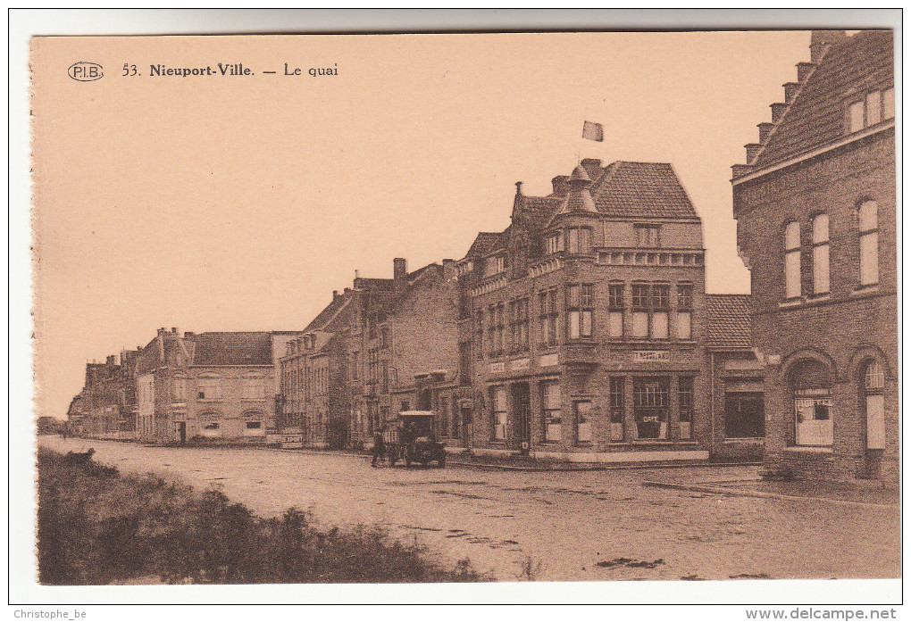 Nieuwpoort , Nieuport Ville, Le Quai (pk15810) - Nieuwpoort