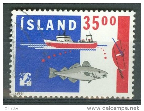 ISLAND 1992: Sc 753 / YT 720, O - FREE SHIPPING ABOVE 10 EURO - Gebruikt