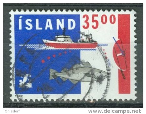 ISLAND 1992: Sc 753 / YT 720, O - FREE SHIPPING ABOVE 10 EURO - Usados