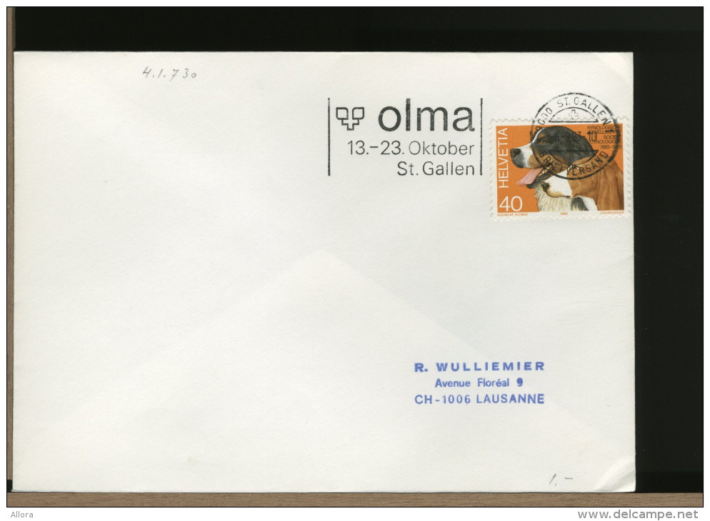 SUISSE  -  ST GALLEN  -  OLMA - Storia Postale