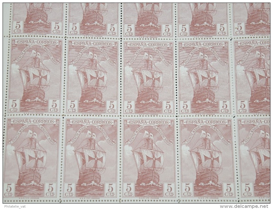 ESPAGNE - N° 445 - 1 Feuille De 50 Exemplaires  - Luxe - Lot N° 3664 - Unused Stamps