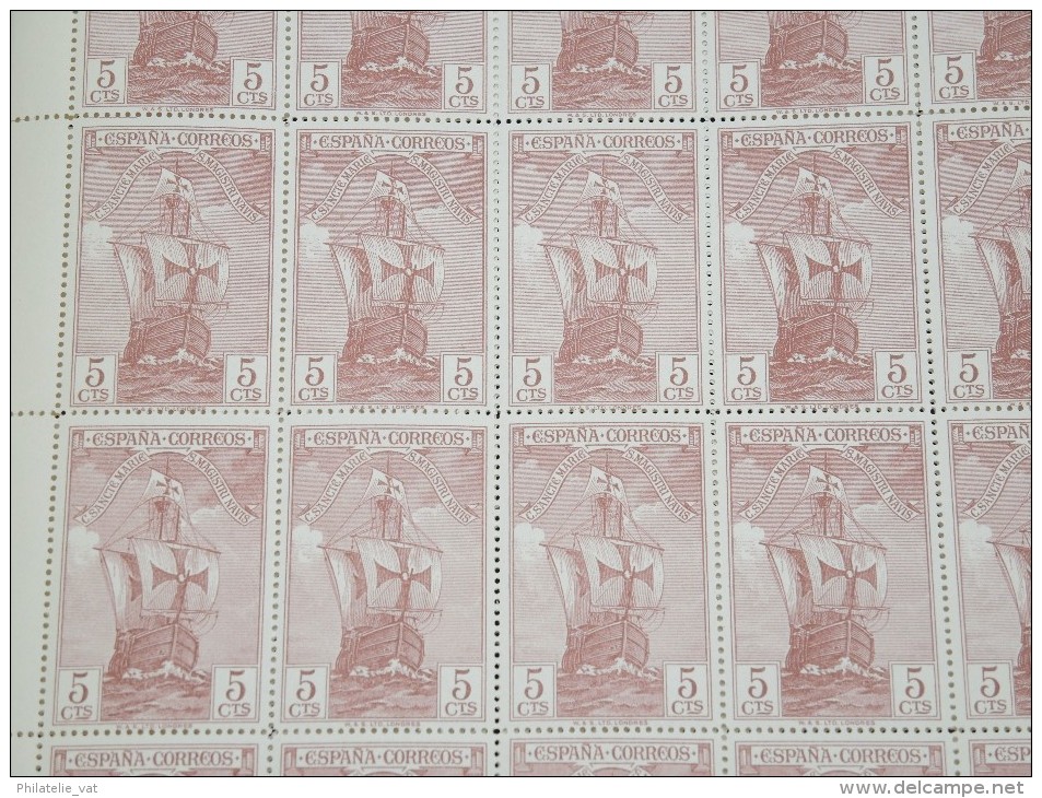 ESPAGNE - N° 445 - 1 Feuille De 50 Exemplaires  - Luxe - Lot N° 3665 - Unused Stamps