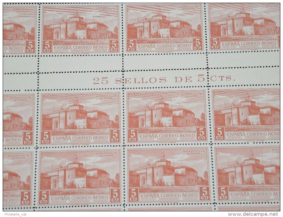 ESPAGNE - N° 57 PA - 1 Feuille De 50 Exemplaires  - Luxe - Lot N° 3671 - Unused Stamps