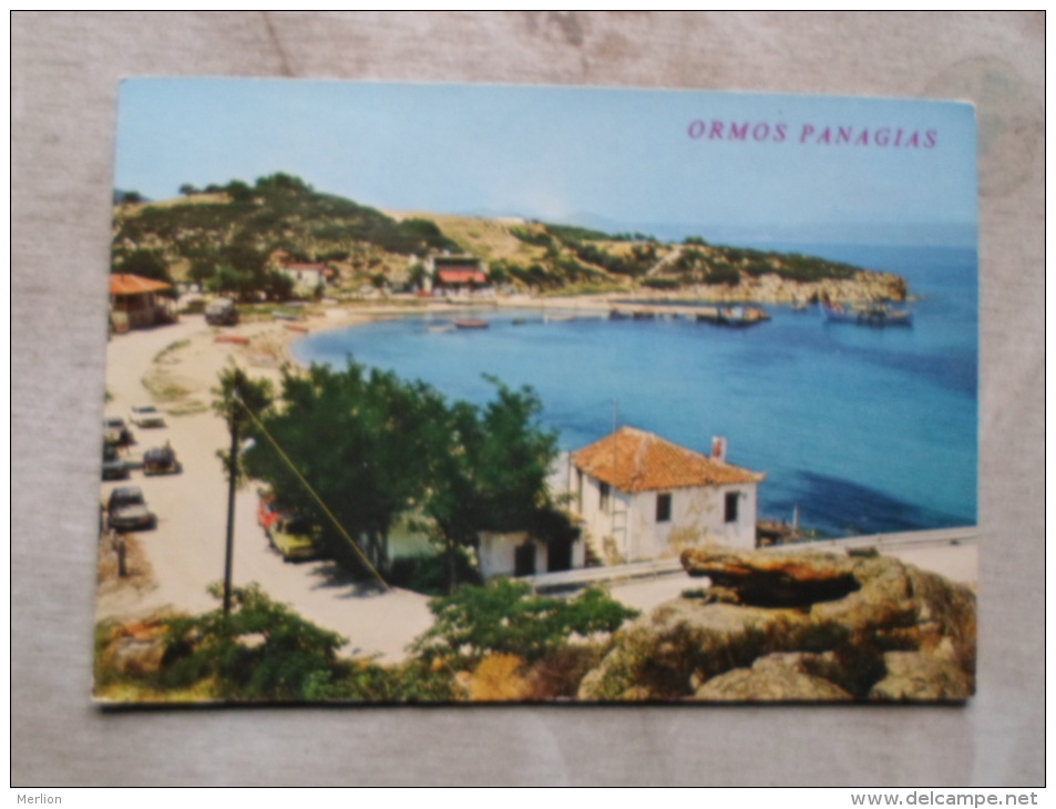GREECE - Chalkidiki -Halkidiki -Agios Nikolaos  -Ormos Panagias    -stamp   - D125177 - Grecia