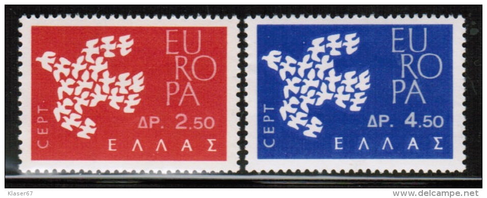 CEPT 1961 GR MI 775-76  GREECE - 1961