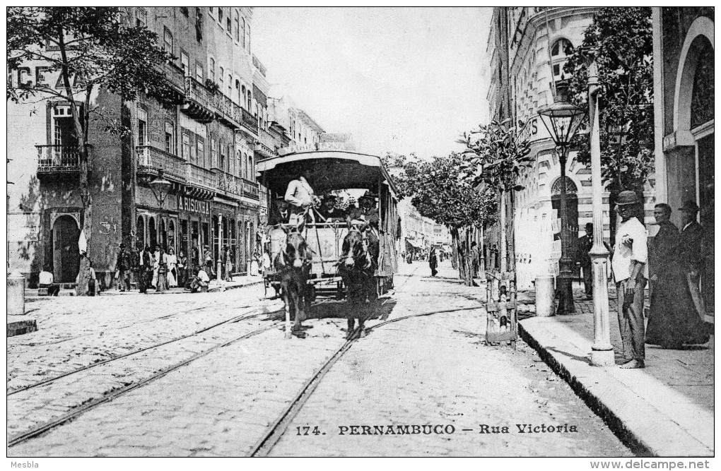 CPA  -  BRESIL -   PERNAMBUCO  - Rua Victoria - Recife
