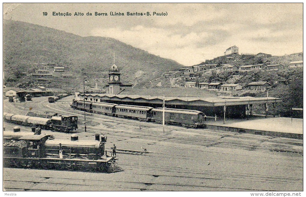 CPA  -  BRESIL -  Estaçao  Alto  Da Serra  ( Linha  Santos - Sao Paulo ) - São Paulo