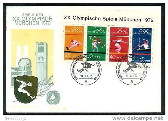 Bund 1972: FDC Sporthilfe, 1972    (A026) - Otros & Sin Clasificación