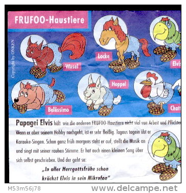 Frufoo Haustiere 2003 - Papagei Elvis Mit BPZ - Sonstige & Ohne Zuordnung