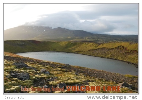 Lake Bardarlaug, Iceland. Volcano Lake Postage Card 3268-16 - Andere & Zonder Classificatie