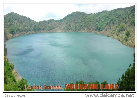 Lake Ipala, Guatemala. Volcano Lake Postage Card 3268-16 - Andere & Zonder Classificatie