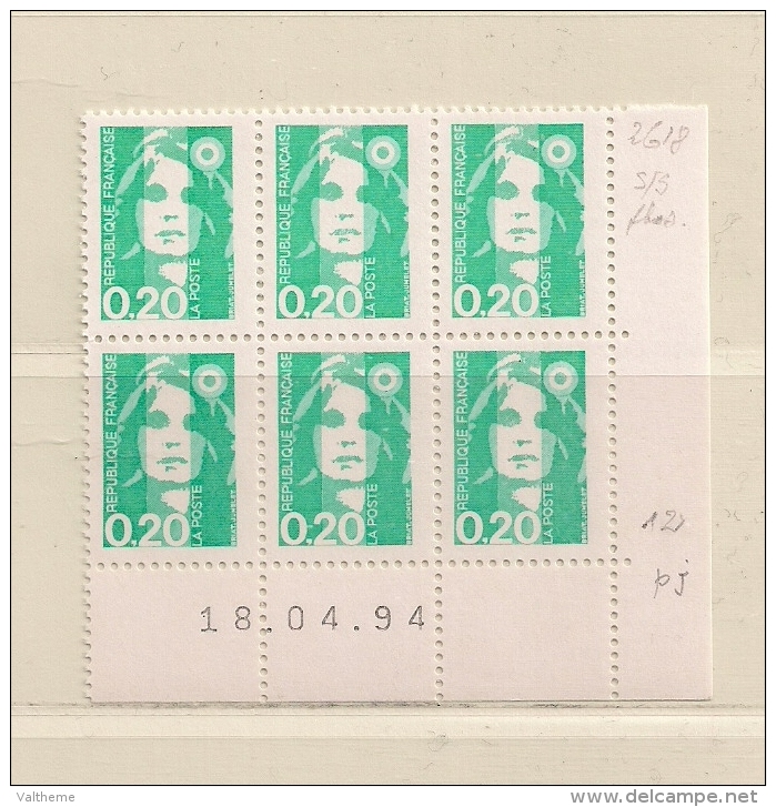 FRANCE  ( D16- 6199 )  N° YVERT ET TELLIER  N° 2618a    N** - 1990-1999