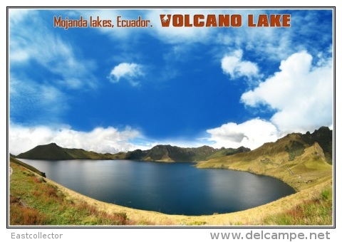 Mojanda Lakes, Ecuador. Volcano Lake Postage Card 3268-16 - Andere & Zonder Classificatie