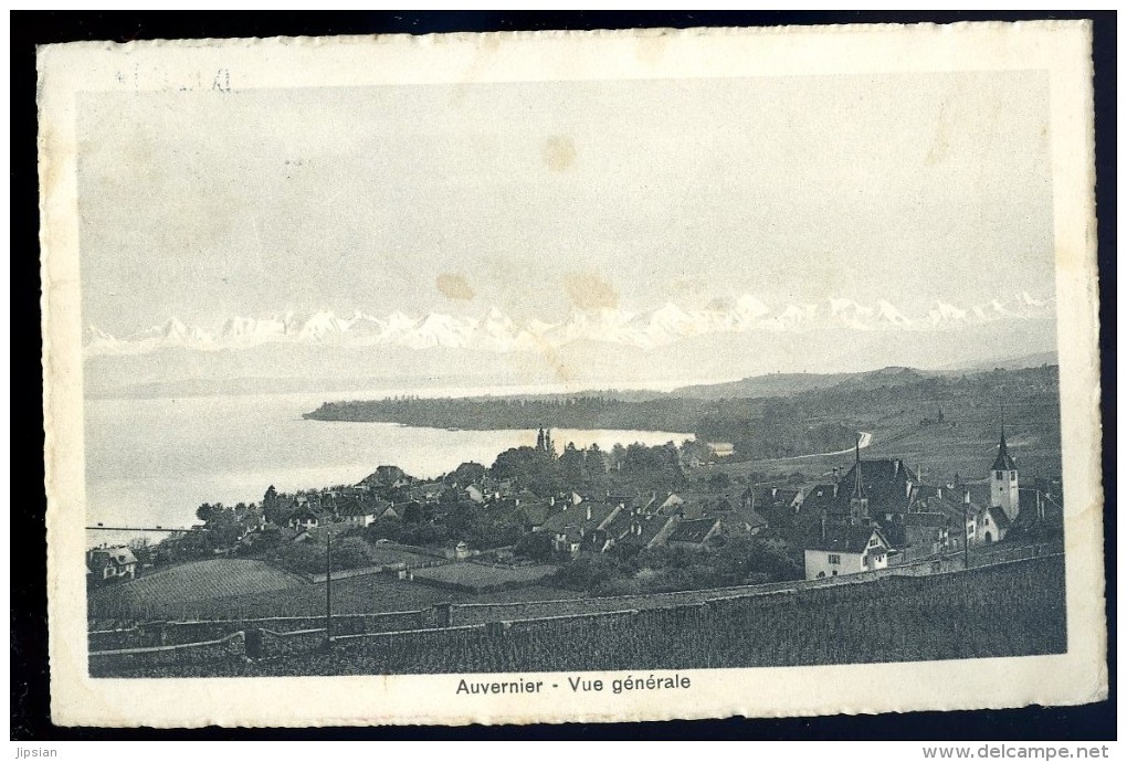 Cpa De Suisse Auvernier Vue Générale  ...  Neuchâtel      JA15 31 - Auvernier