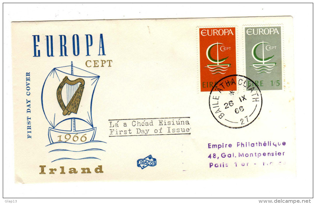 EUROPA 1966 - FDC