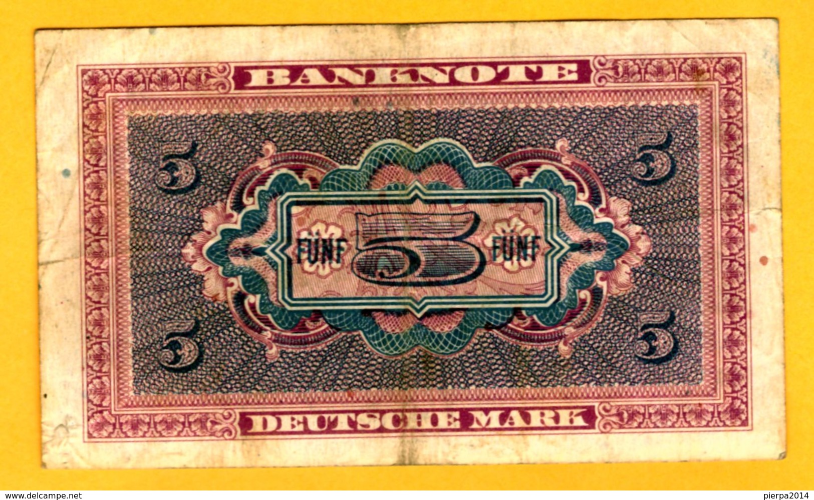 ALLEMAGNE - 5 DEUTSCHE MARK TYPE 1948 - 5 Mark