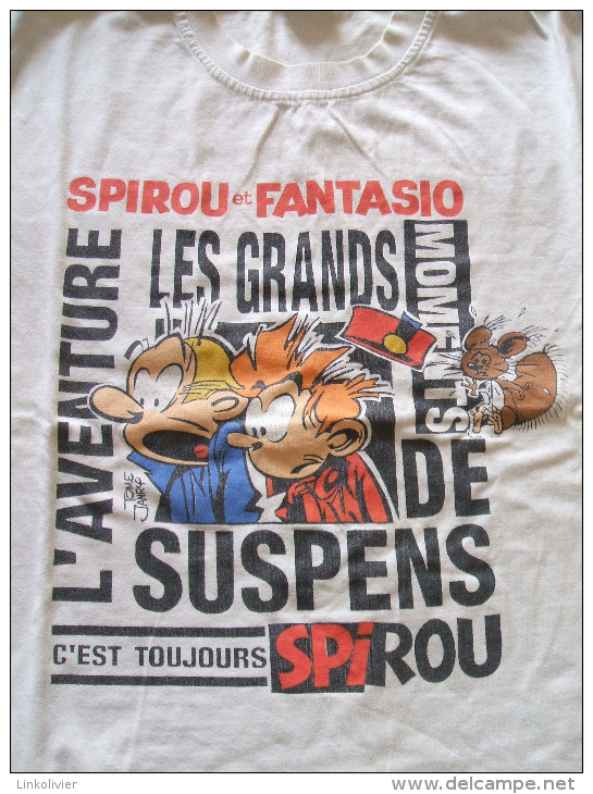 T SHIRT SPIROU Et FANTASIO MLP Tee Shirt - Taille 16 Ans - Vêtements