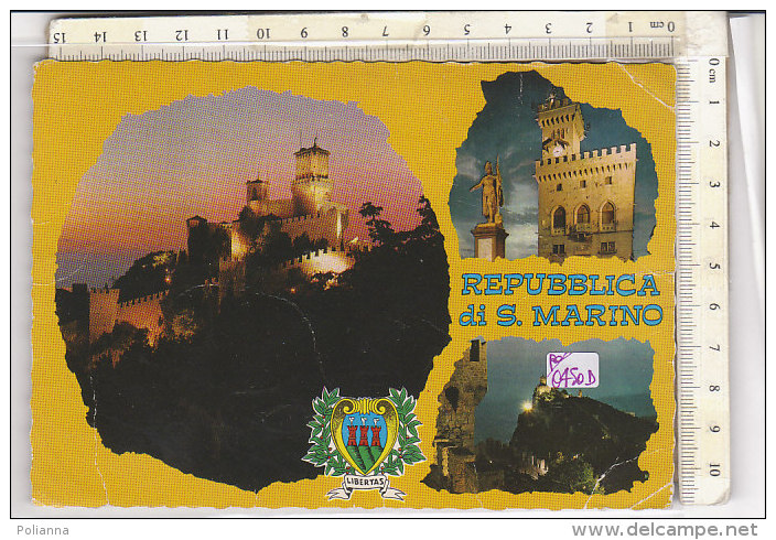 PO0450D# SAN MARINO - STORIA POSTALE  VG - Storia Postale