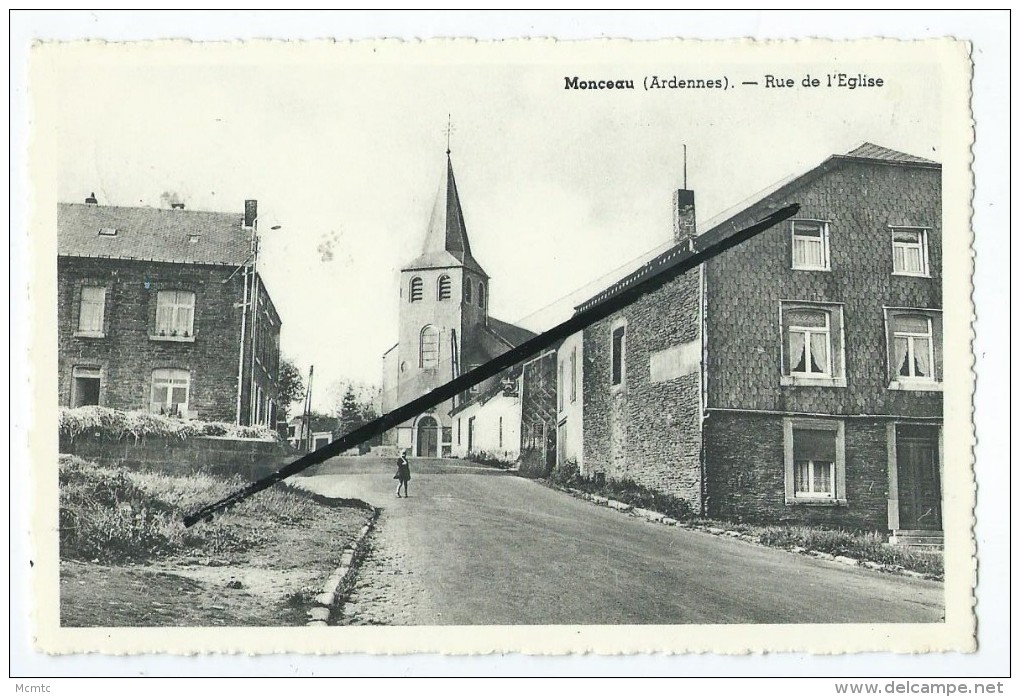 Carte - Monceau - Rue De L'Eglise - Bièvre