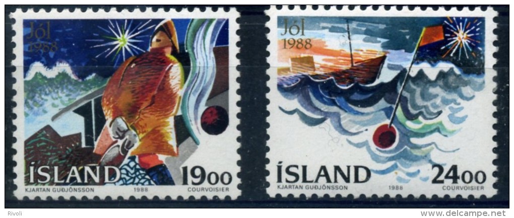 ISLANDE 1988 YVERT  N°648/49 LUXE ** MNH - Ungebraucht