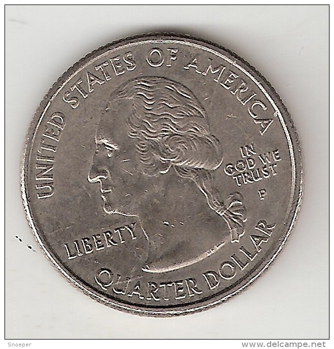 *usa 1/4 Dollar 2001 P Km 319  Carolina Unc - 1999-2009: State Quarters