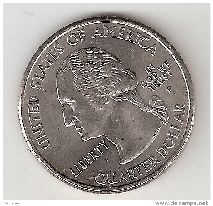 *usa 1/4 Dollar 2001 P Km 321  Vermont Unc - 1999-2009: State Quarters