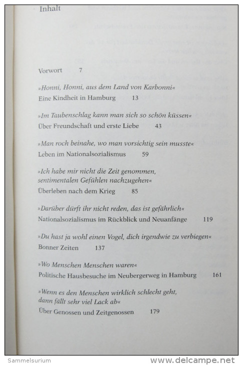 Loki Schmidt "Erzähl Doch Mal Von Früher" Im Gespräch Mit Reinhold Beckmann - Biographies & Mémoires