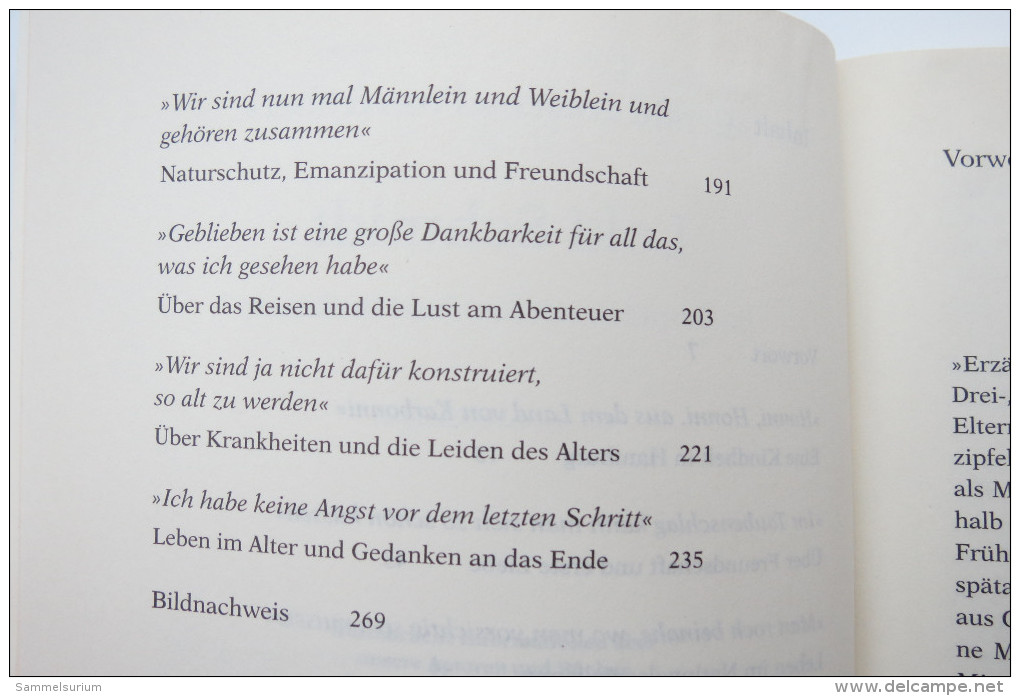 Loki Schmidt "Erzähl Doch Mal Von Früher" Im Gespräch Mit Reinhold Beckmann - Biografieën & Memoires